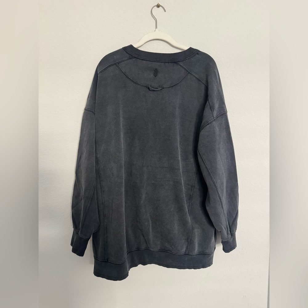 Free People Movement Intercept Tunic In Washed Black - Picture 6 of 6